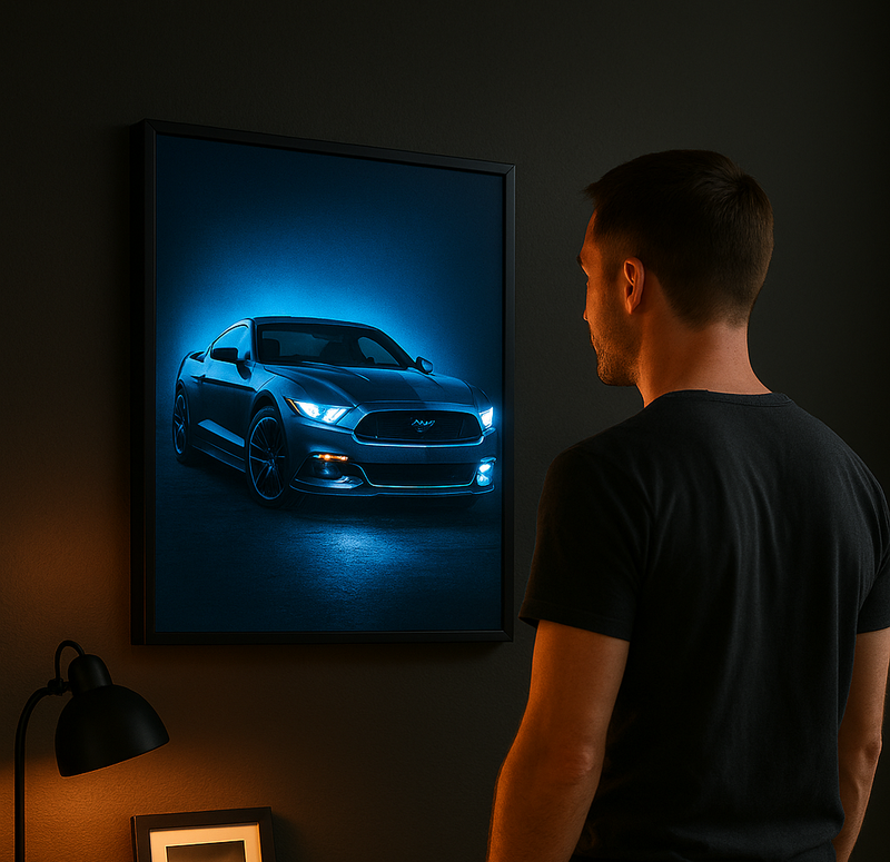 Why a Custom LED Car Poster with Lights Is the Ultimate Wall Upgrade