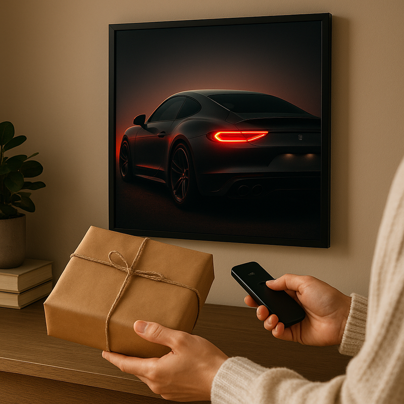 Why LED Wall Art Is the Perfect Last-Minute Gift for Car Guys