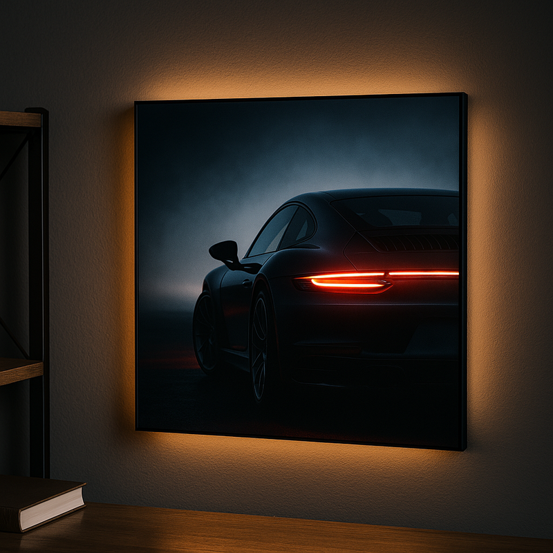 The Rise of Automotive Wall Art: Why Petrolheads Are Choosing LEDs Over Prints