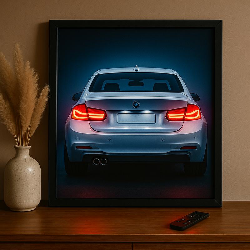 Supercar Royalty, German Precision, or Understated Luxury: Which LED Poster Matches His Vibe?