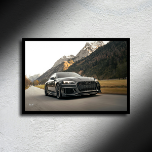 Audi RS5 LED Poster A2 - Audi RS5 Poster - LED Light-Up Car Wall Art for Enthusiasts - Car LED Poster - NOXLUX Decor