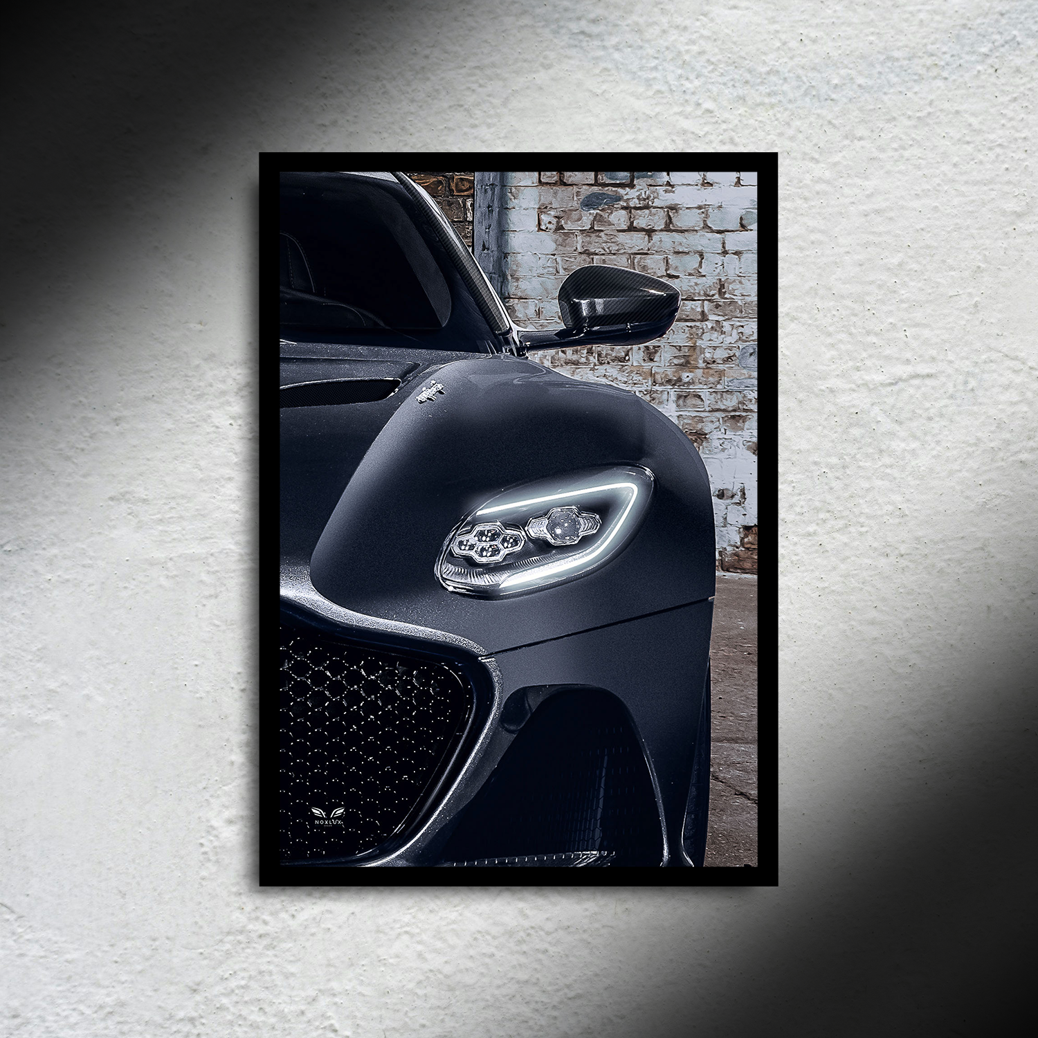 Aston Martin DBS 007 Headlight Edition LED Poster A2-007 Aston Martin Headlight LED Poster – Backlit Wall Art-NOXLUX Decor