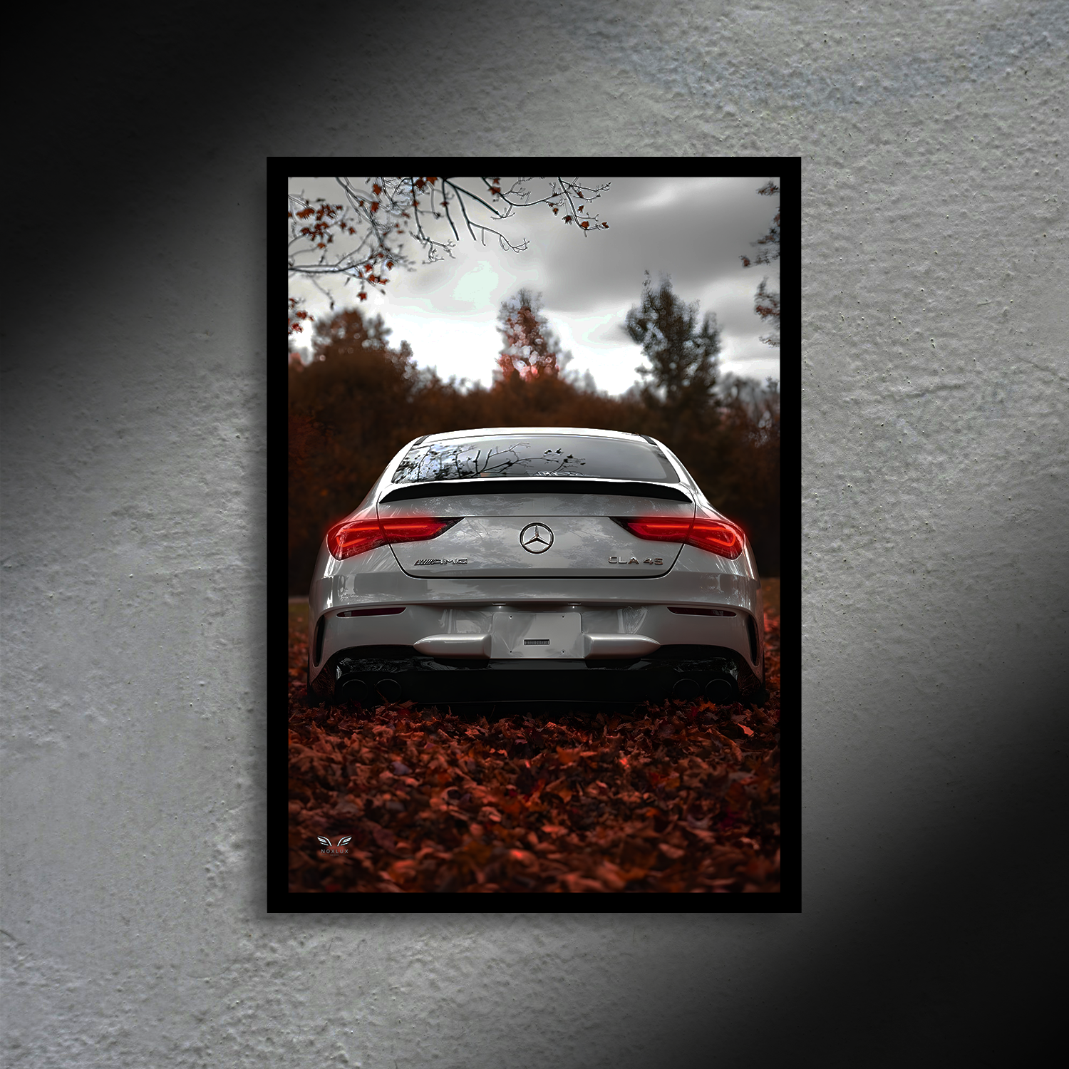Mercedes-Benz CLA45s AMG LED Poster A2