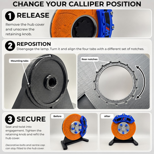 Brake Disc Lamp | RGB LED - RGB Brake Disc Lamp | Colour-Changing LED Lamp - Car LED Poster - NOXLUX Decor