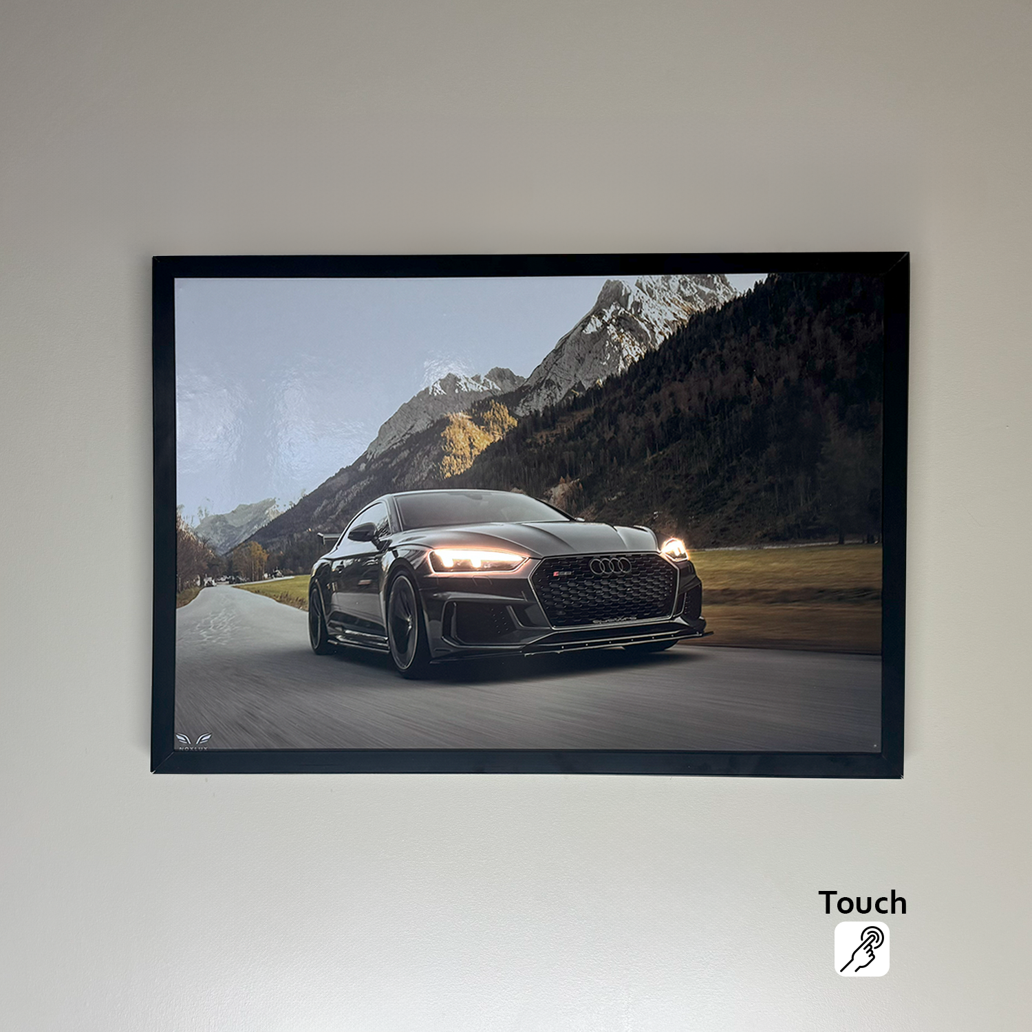 Audi RS5 LED Poster A2-Audi RS5 LED Poster A2 – Stunning LED Backlit Car Wall Art, LED Nightlight-NOXLUX Decor