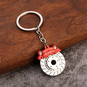 Brembo-Style Brake Disc Keychain - Brake Disc Keychain – Brembo Style Car Accessory - Car LED Poster - NOXLUX Decor