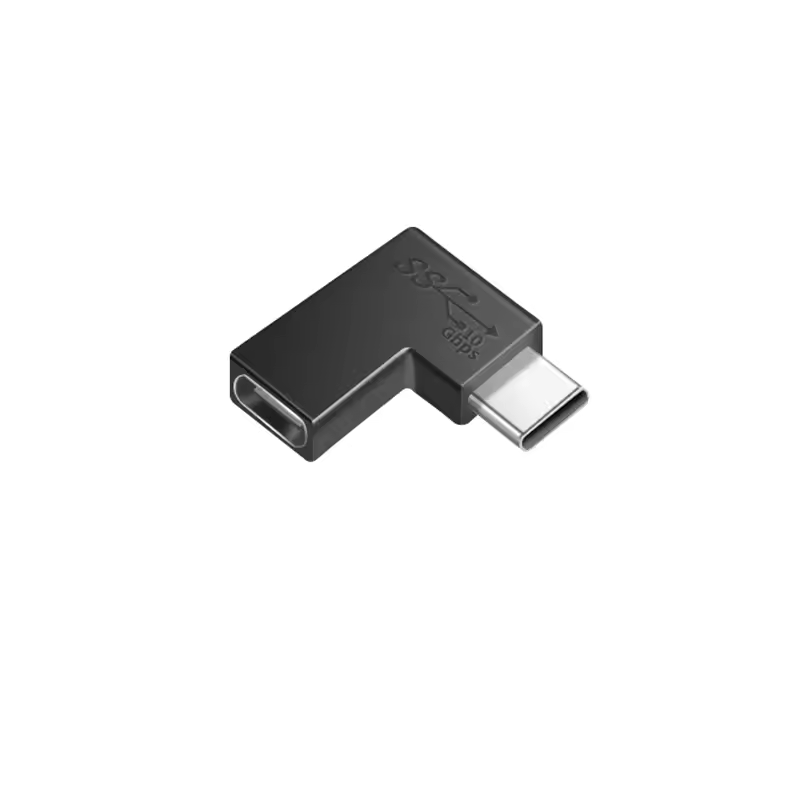 Right Angle 90 Degree Angled USB-C Female to Male Extension Adapter - - Car LED Poster - NOXLUX Decor