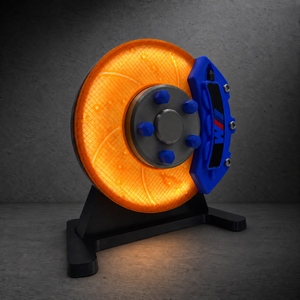 Brake Disc Lamp | Single Colour - Amber LED Brake Disc Lamp | NOXLUX - Car LED Poster - NOXLUX Decor