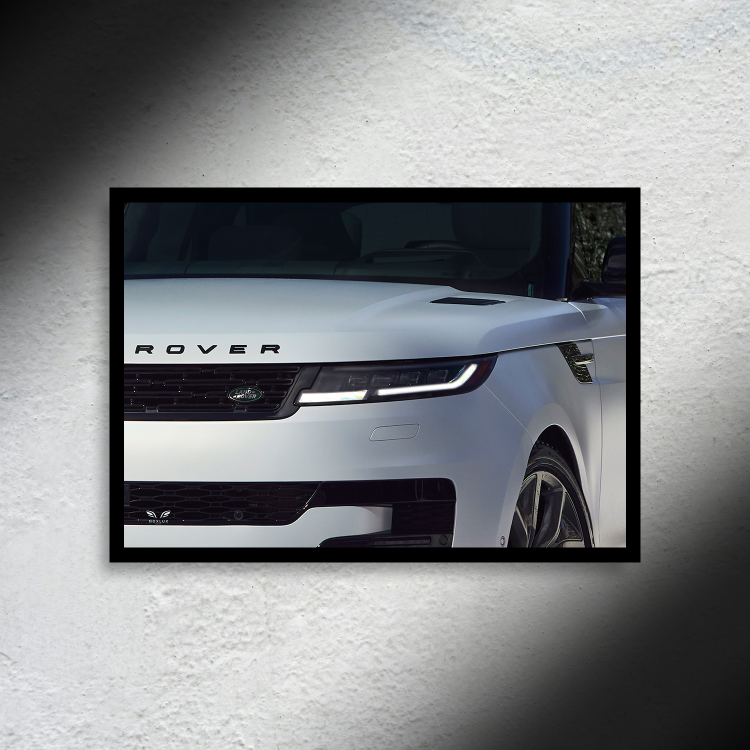 Car Post Rang Rover Design Range Rover Sport Headlight Edition A2 – LED Poster Wall Art for Car ...