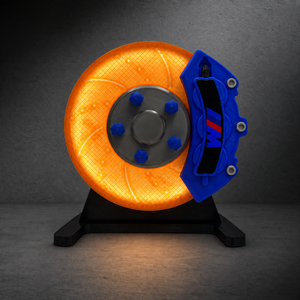 Brake Disc Lamp | Single Colour - Amber LED Brake Disc Lamp | NOXLUX - Car LED Poster - NOXLUX Decor