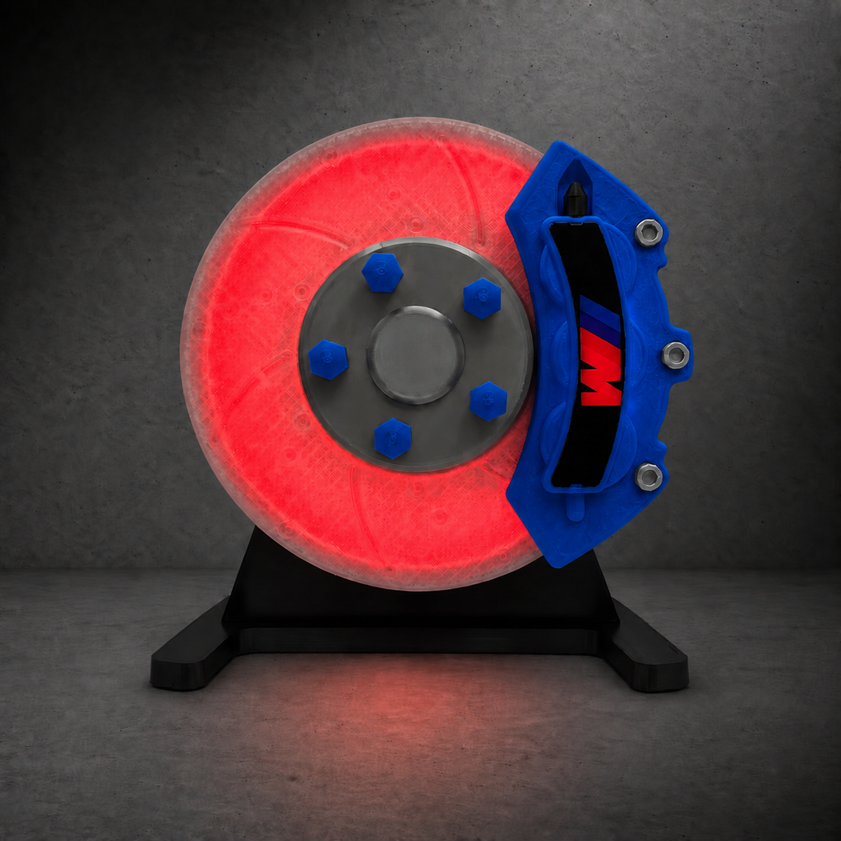 Brake Disc Lamp | RGB LED - RGB Brake Disc Lamp | Colour-Changing LED Lamp - Car LED Poster - NOXLUX Decor