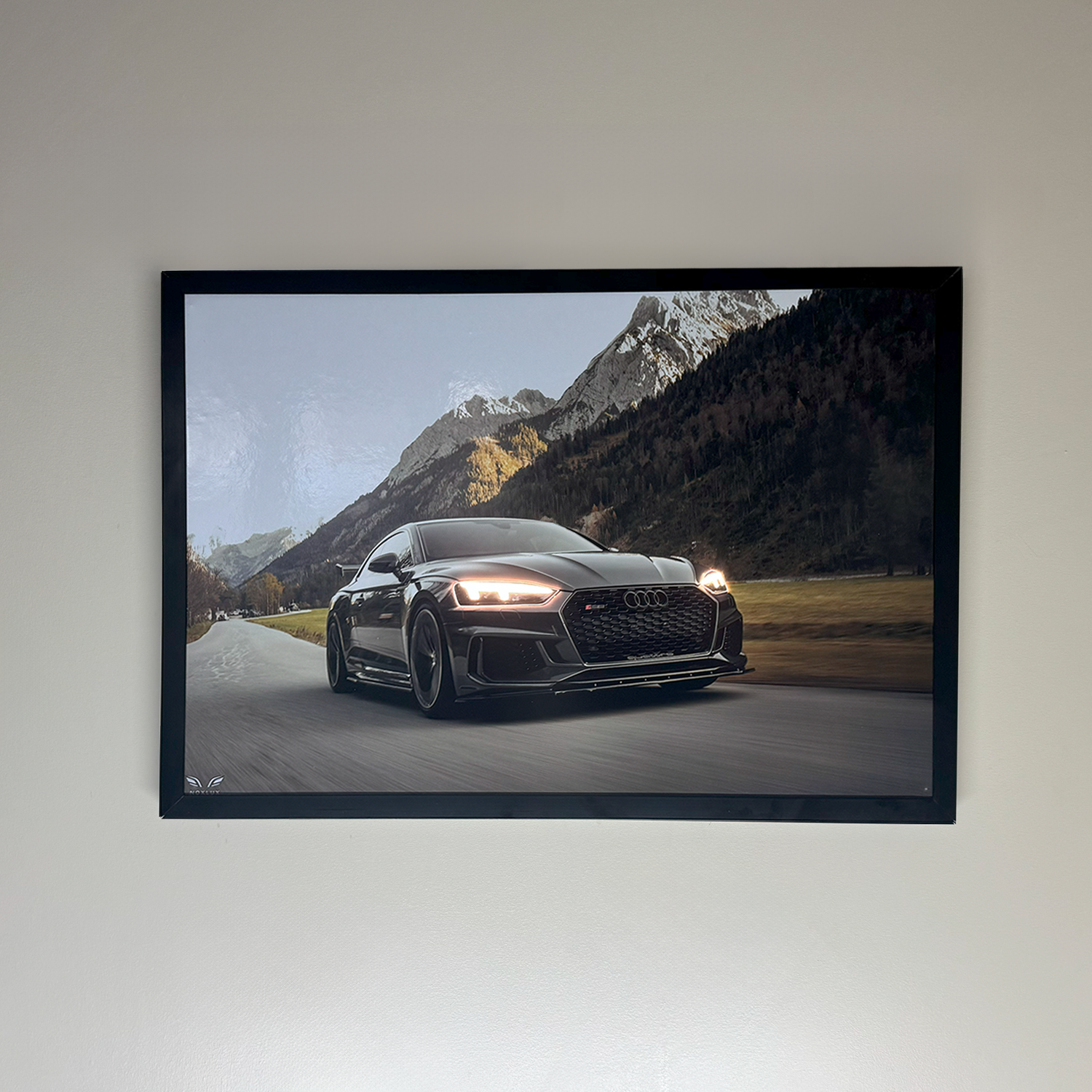 Audi RS5 LED Poster A2-Audi RS5 LED Poster A2 – Stunning LED Backlit Car Wall Art, LED Nightlight-NOXLUX Decor